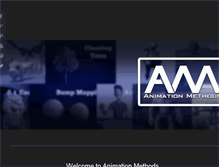 Tablet Screenshot of animationmethods.com